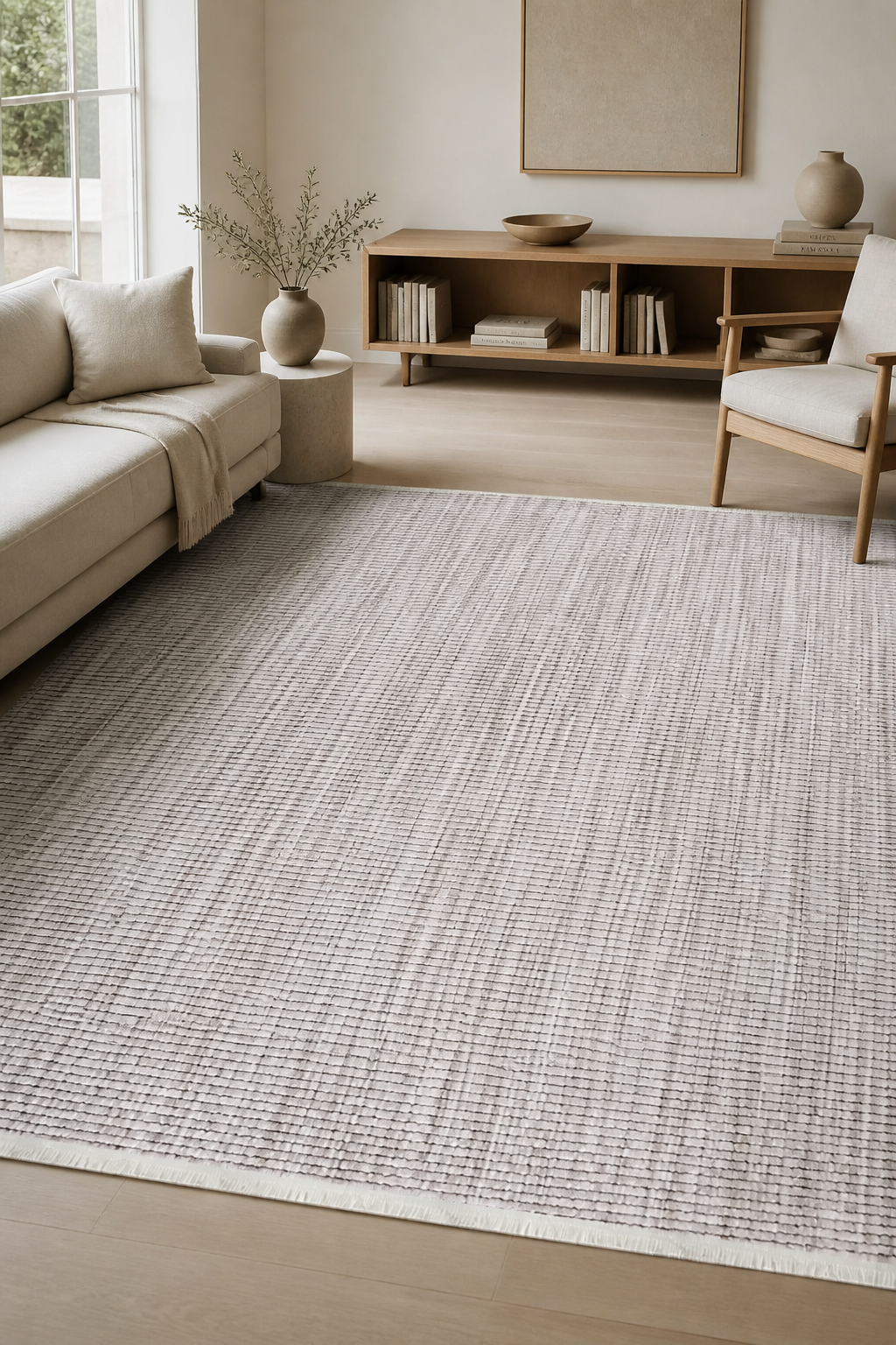 VİVARE Vizon İnce Polyester Modern Oturma Odası Halısı